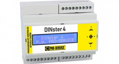 Programowalny kontroler detekcji gazów typu DINster 4